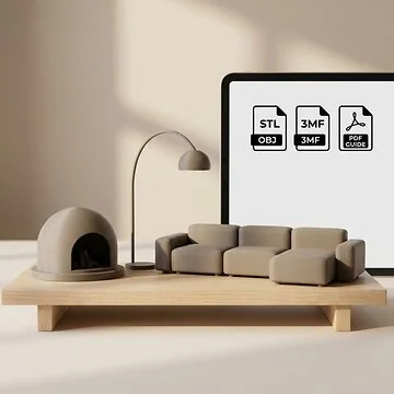 Furniture Miniatures 1:12 Scale Set